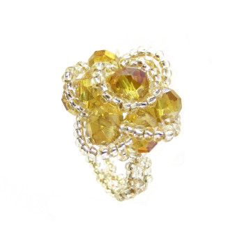 Bague PERLES jaune
