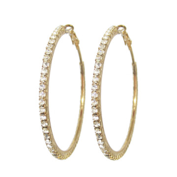 Boucles d'oreilles créoles dorées