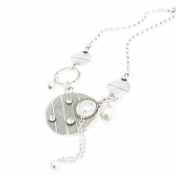 Collier fétiche argenté MOONLIGHT