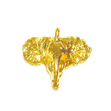 Médaille Eléphant plaqué or