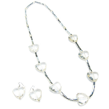 Collier et boucles d'oreilles ROMANTIQUE